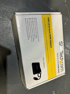 Startech.com USB to Dual HDMI Adapter - 4k USB32HD2