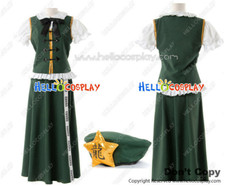 Touhou Project Cosplay Hong Meirin Costume Dark Green H008
