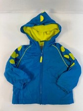 Mothercare Toddler Boys Hooded Jacket Blue Full Zip Size 18-24 Months