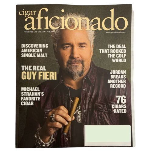 Cigar Aficionado Magazine July August 2023 Guy Fieri Michael Strahan Jordan - Picture 1 of 3