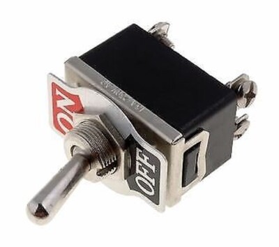 Toggle switch ON-OFF 4 pins. 2 pos. fixed 15A/250V M4 HIGHLY | eBay