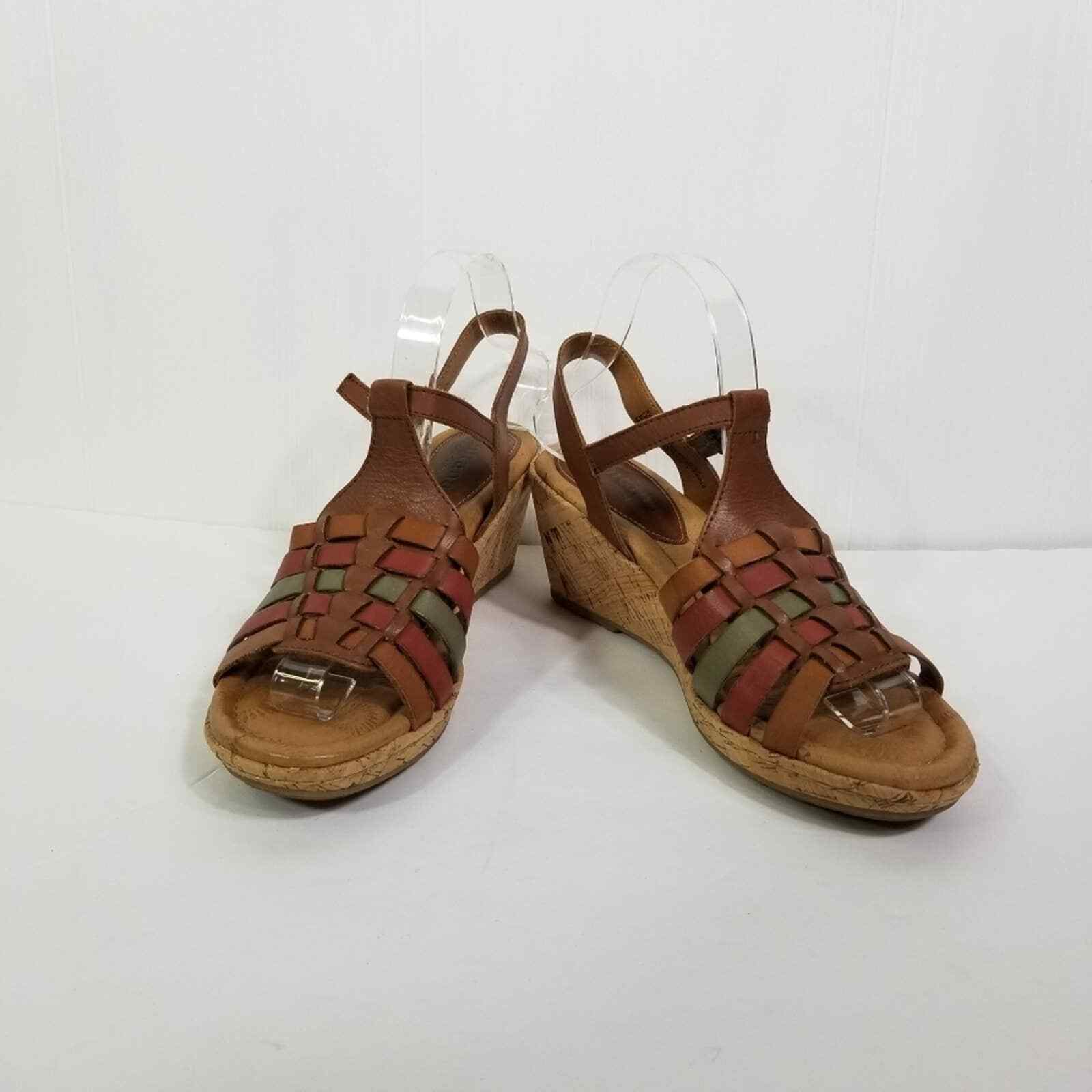 Montana leather wedges size 8.5 EU excellent condition-image