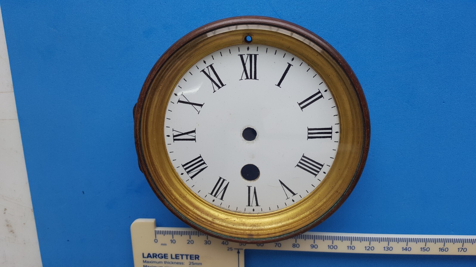 ANTIQUE CLOCK DIAL FOR STRIKING CLOCK eBay