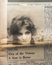 Best VIVA Andy Warhol Actress Superstar Editorial Photos 1968 Greenwich Village