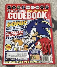 Tips & Tricks 2006 Video Game Codebook SONIC The Hedgehog Guide Manual Secrets