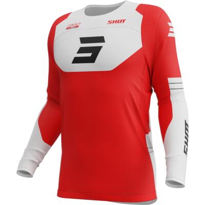 Shot MX Jersey Contact Shield - Rot