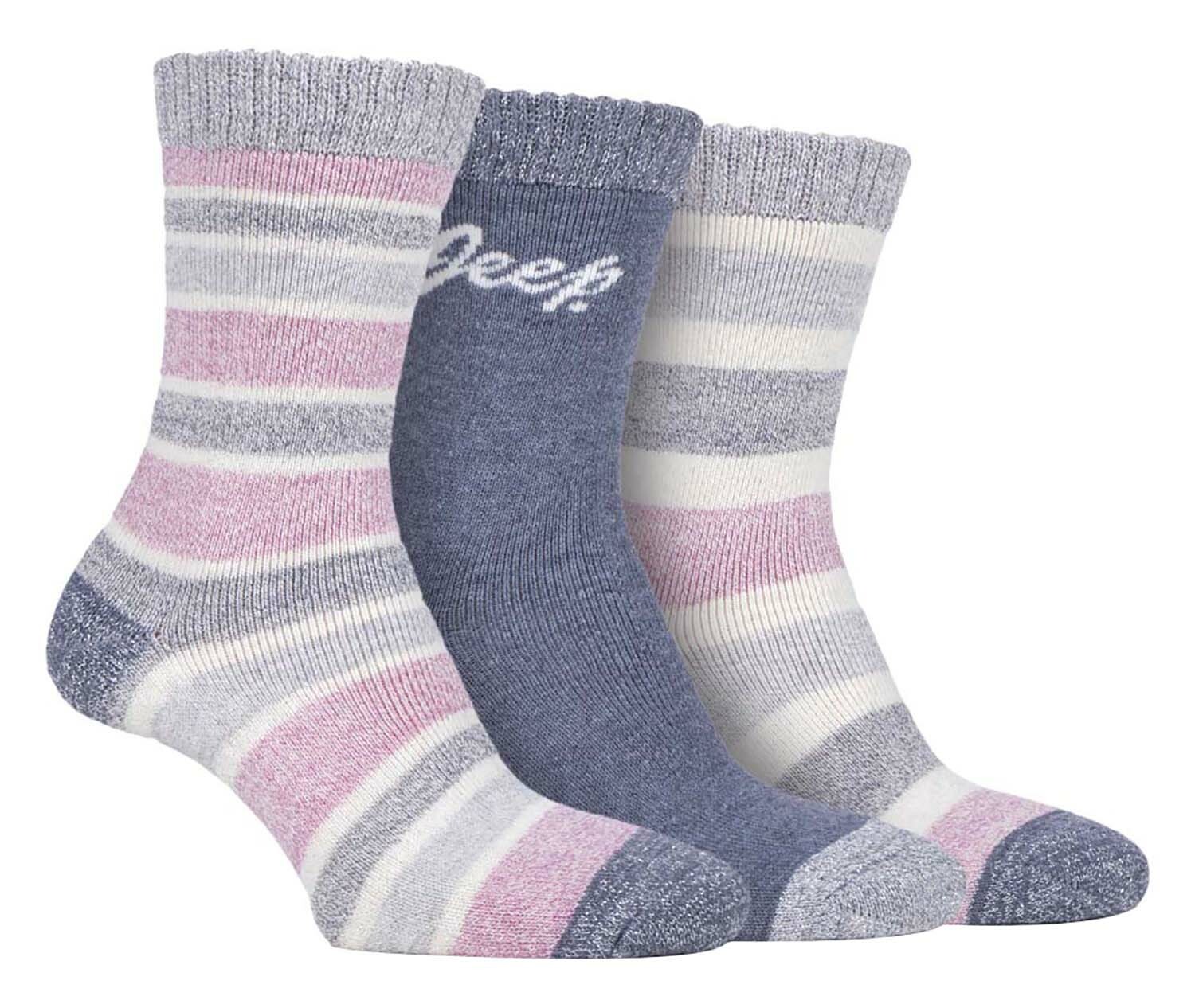 SAOLA Confezione 3 Calzini Stivali Donna Performance Resistenti Suola Imbottita per Passeggiate in Jeep