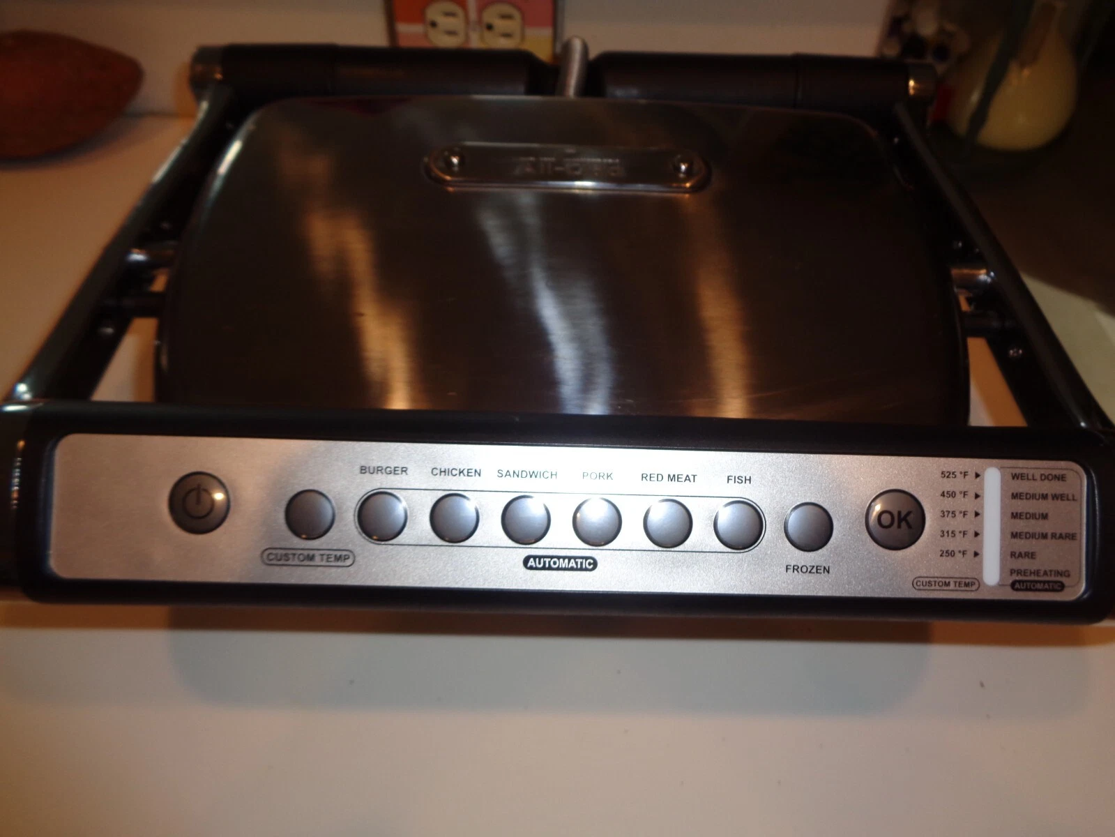All-Clad 8358s2 Stainless Steel Indoor Grill Panini Press
Opens in a new window or tab