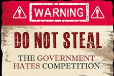 Do Not Steal The Government Hates Competition Funny Sign Weatherproof Aluminum