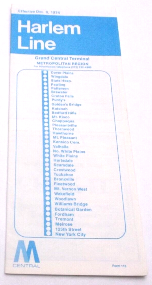 december-1974-penn-central-form-113-harlem-line-public-timetable-ebay