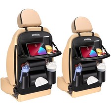 Autositz Organizer mit tisch, Organizer Auto Rücksitz Kinder,  PU-,  Rücksitz...
