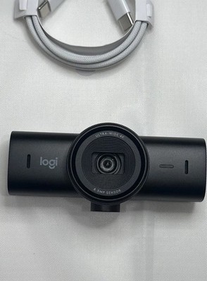 Logitech MX Brio Ultra HD 4K Streaming Webcam 1080p USB-C Web Cam Black 