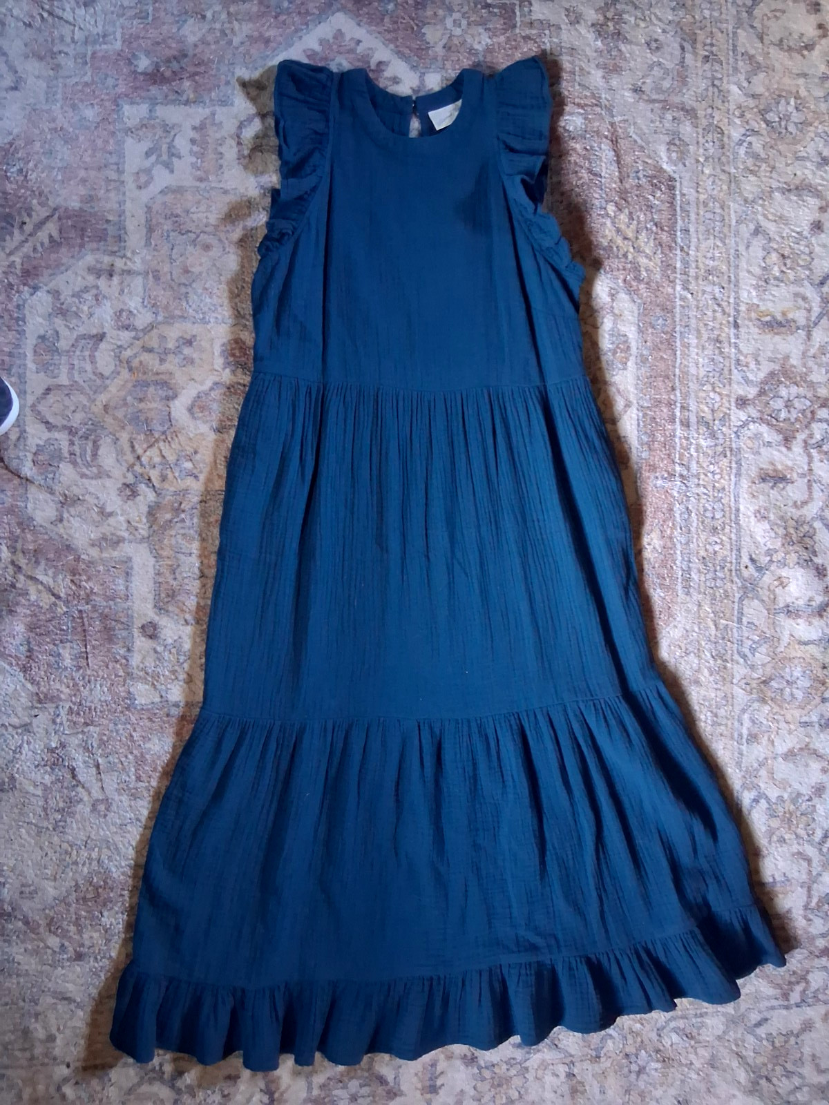 Universal Thread Small Tiered Ruffle Hem Gauze Pr… - image 1