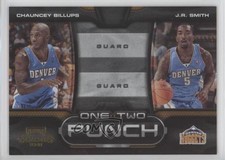 2009 Playoff Contenders One-Two Punch Gold Chauncey Billups JR Smith HOF 05v0