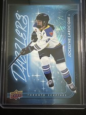 Jocelyne Larocque BLUE DAZZLERS Insert! 2024-25 Upper Deck PWHL! Sceptres!