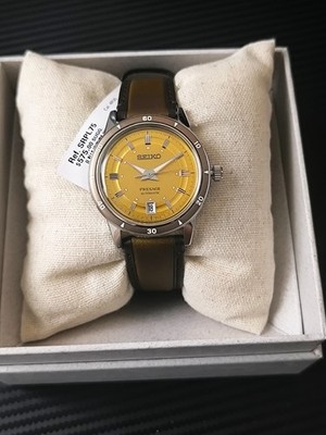 SEIKO PRESAGE Golden Dial Automatic 1960s style JAPAN SRPL75-MINT
