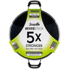 Scoville Neverstick 32cm Stock Pot – Large Non‑Stick, Induction Safe