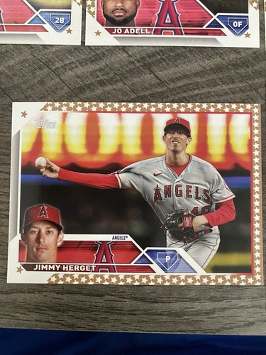 Los Angeles Angels 2023 Topps Gold Star Border Parallel Los Angeles Angels Lot - Picture 12 of 14