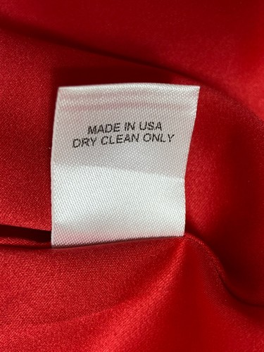NWT Michelle Mason Bustier Gown Red Maxi Nwt Size 4 - Picture 9 of 11