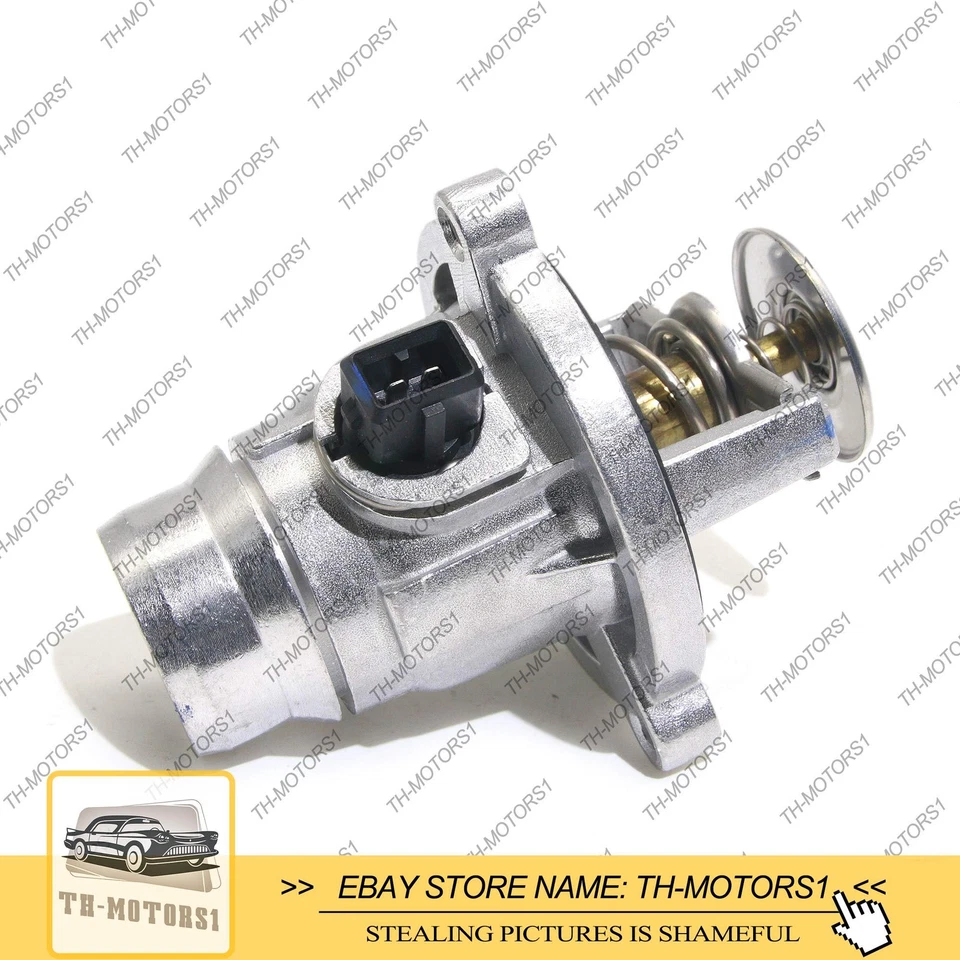 OEM Aluminum Thermostat w/ Housing For BMW X5 X6 E53 E60 E63 E64 E65 E66 E70 E71 Foto 3 de 4