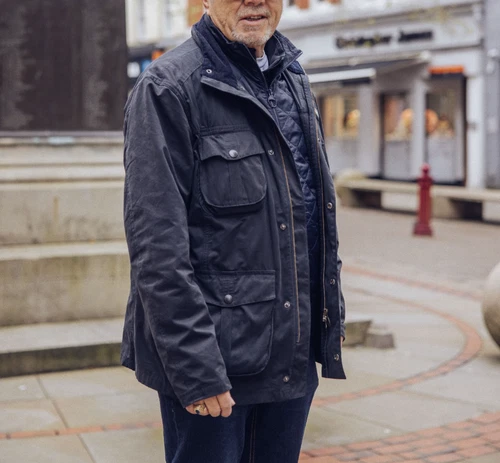 Black ~ BARBOUR SAPPER Men's WAX Jacket MSRP $485 British Heritage image 21