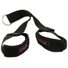 MRX Ab Crunch Gym Tricep Straps Cable Pull Down Abdominal Chinning Bar Workou...