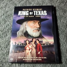 King of Texas DVD (2002) Patrick Stewart, Marcia Gay Harden, Western