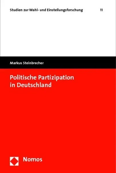 Markus Steinbrecher | Politische Partizipation In Deutschland | Taschenbuch-image