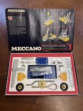Vintage Meccano Set 1, from 1975, 100% Complete in Original Box with Manual