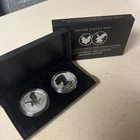 2021 American Eagle One Ounce Silver Reverse Proof Two Coin Set, Designer Ed