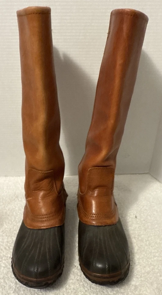 Sorel женщин Slimpack высокий коричневый кожаный езды утка ботинки размер 8,5 NL2007-281 - Изображение 2 из 4