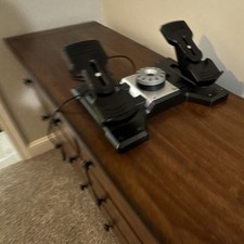 Logitech G Pro Flight Rudder Pedals Wired Precise Braking Control