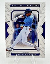 2025 Panini National Treasures - Chandler Simpson #73 Rookie - /49
