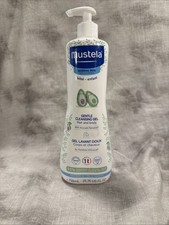 Mustela BABY GENTLE CLEANSING GEL Hair and Body Wash, 25.35 fl oz Large Size