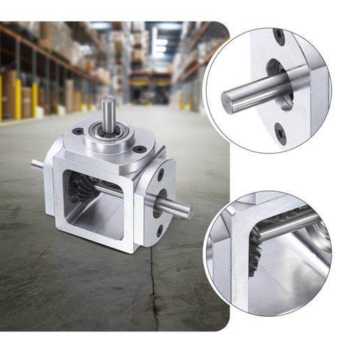 90 Degree Right Angle Bevel Gearbox 1:1 Forward Double Output Shaft 1M 20 Teetqb - Picture 5 of 10