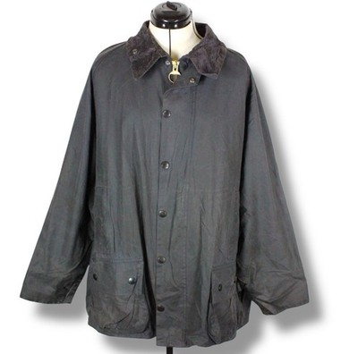 Barbour Beaufort Wachsjacke Herren C52 2XL Faded Blue Outdoor Country sehr guter Zustand Vintage