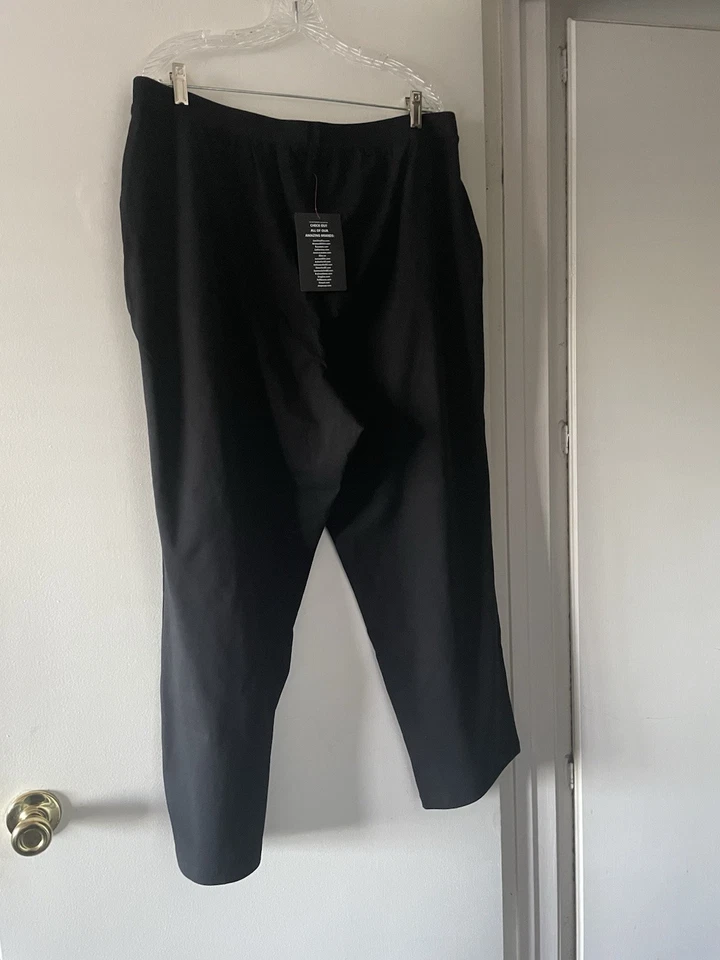 Catherines Women's Pants Black Size 1X Petite Suprema Plus Size Pullon NEW - Image 3 of 4