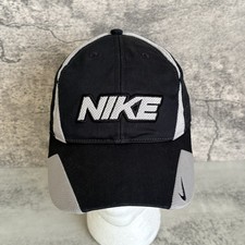 VTG Nike Hat Black Gray Adjustable Cap YOUTH