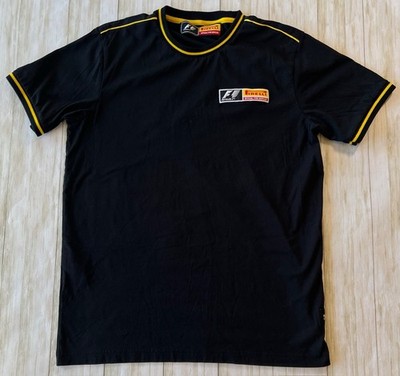 Pirelli Formula 1 Official Tyre Supplier T-Shirt Racing Style Black Size M   