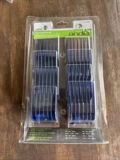 Andis 12990 Universal 8 Piece Large Comb Detachable Clipper Guard Set New