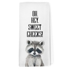 Raccoon Kitchen Towels Gifts For Women Men Racoon Decor Dish Hand Towel 16x24