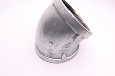 45 Degree Threaded Elbow Malleable Iron Black 4