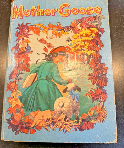 1953 Whitman Mother Goose Complete Nursery Rhymes Hilda Miloche HC - Picture 1 of 15
