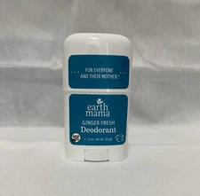 Earth Mama Organic Deodorant Ginger Fresh TRAVEL SIZE