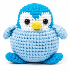 Penguin Crochet Kit for Beginners Adults Amigurumi with Video Tutorials