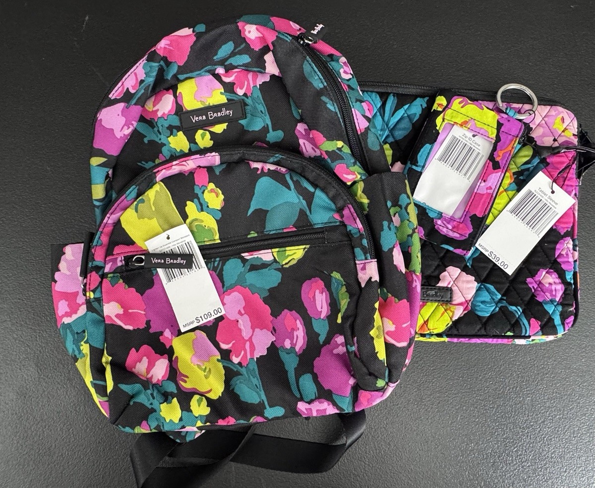 Vera Bradley Hilo Meadow Fashion Backpack - EUC New Vera Bradley Hilo Meadow Essential Compact Backpack  main image 3