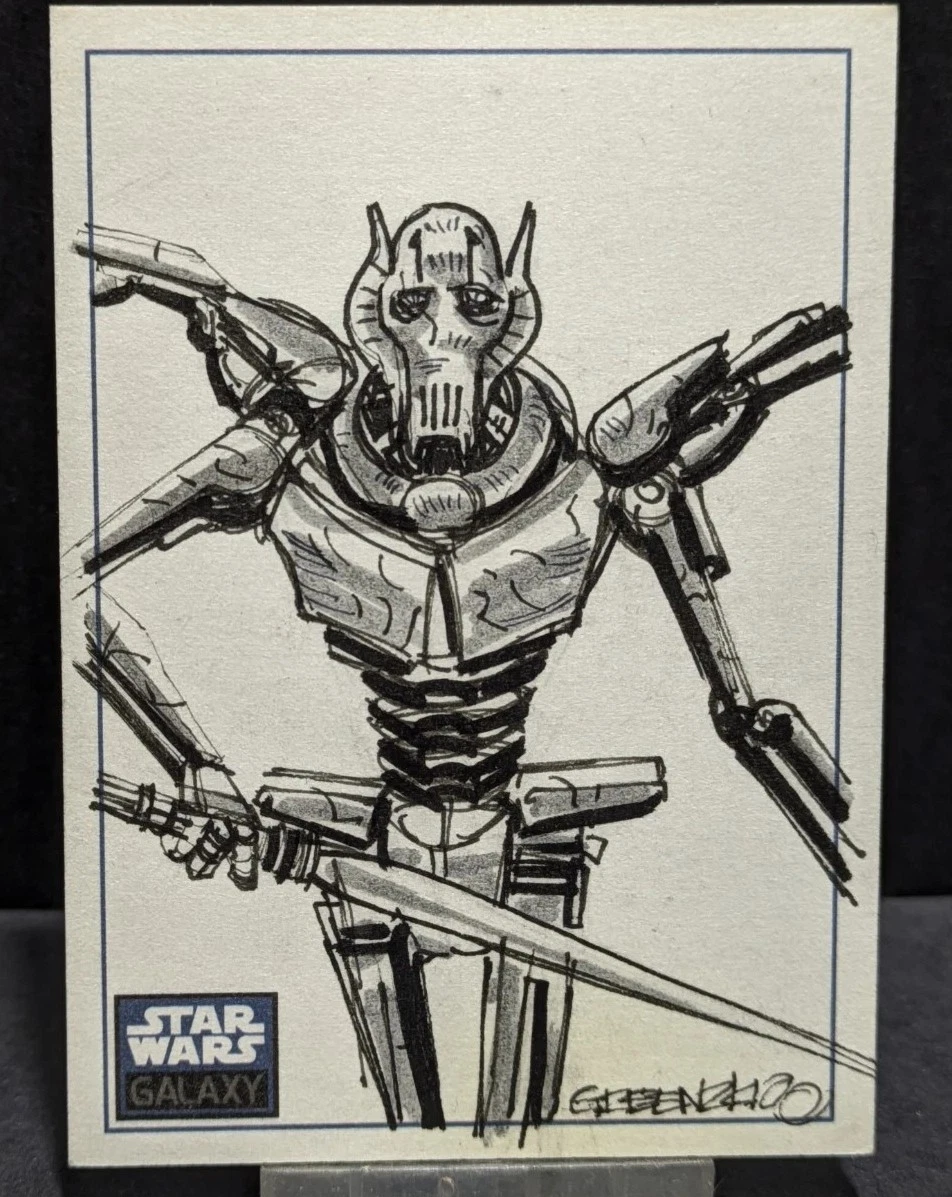 Topps General Grievous Star Wars Collectable Trading Cards for