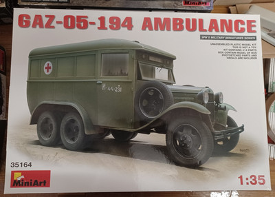 1:35 MiniArt 35164 GAZ-05-194 Ambulance