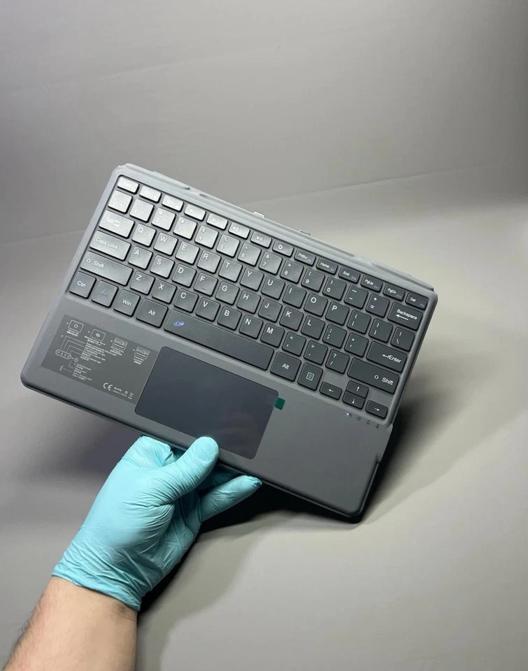 Wireless Slim Keyboard Touchpad Ultra Thin for Microsoft Surface Pro 8/9/X/10/11 - Image 2 of 4