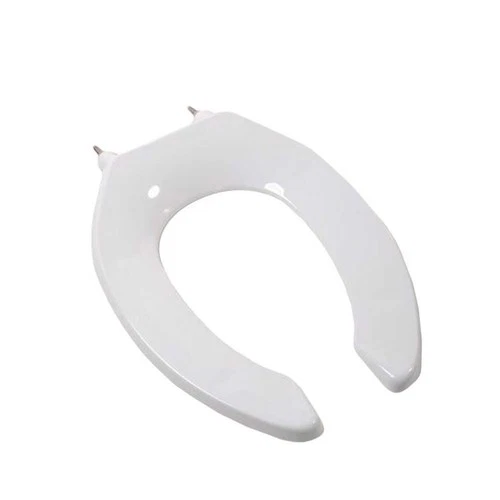 Jones Stephens C106C00 White Elongated Plastic Toilet Seat - Picture 2 of 2